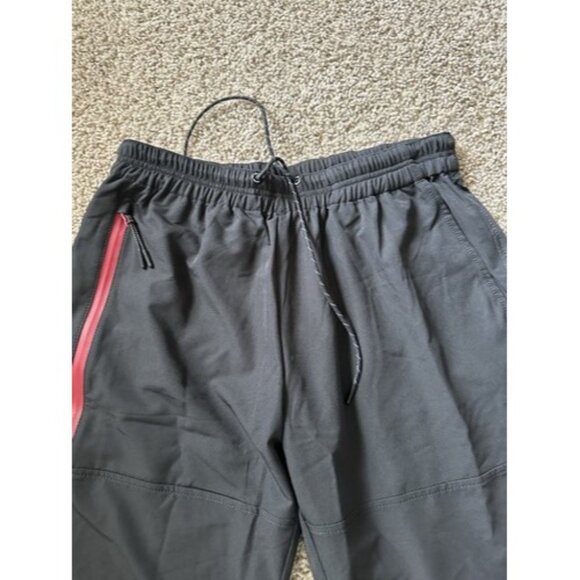 Bench Women Black Atheisure Pockets Logo Casual Shorts Size Medium Elastic Wasit - Picture 4 of 16